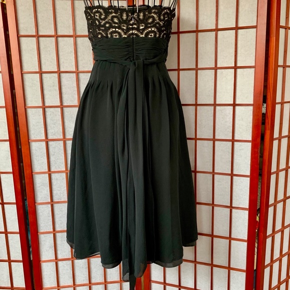 Jones NY Strapless Lace Bodice Cocktail Midi - Picture 3 of 6